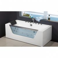 Пристенная акриловая ванна Frank F102 170х80 см с гидромассажем схема 4