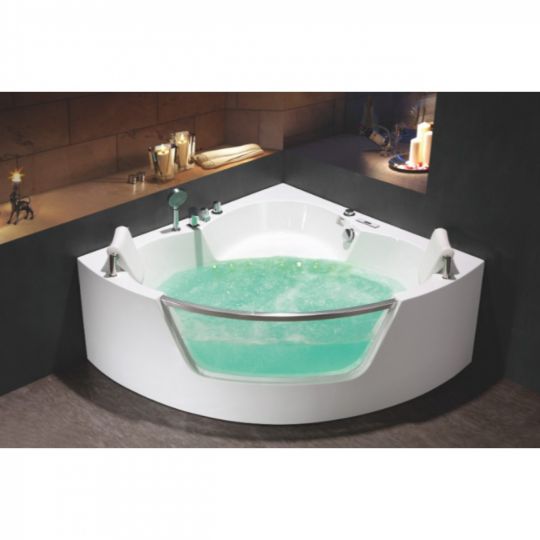 Акриловая ванна Frank F165 150х150 с  гидромассажем схема 5