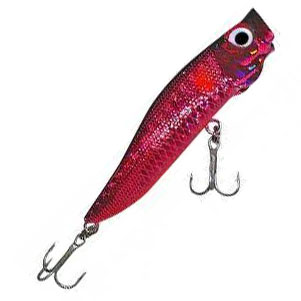 Воблер Balzer Colonel UV Striker Popper Red Chrome 7см 6г 0.0м 13468 014