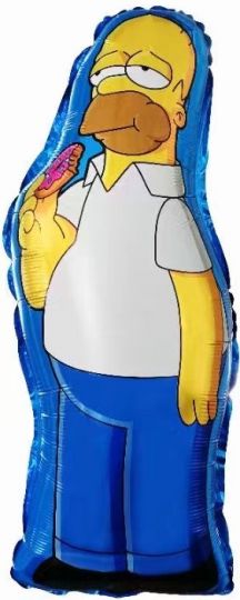 Персонаж папа фигурный шар фольгированный с гелием
