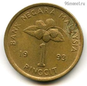 Малайзия 1 ринггит 1993 н