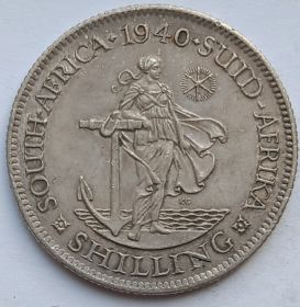 Король Георг VI 1 шиллинг Южно-Африканская Республика 1940