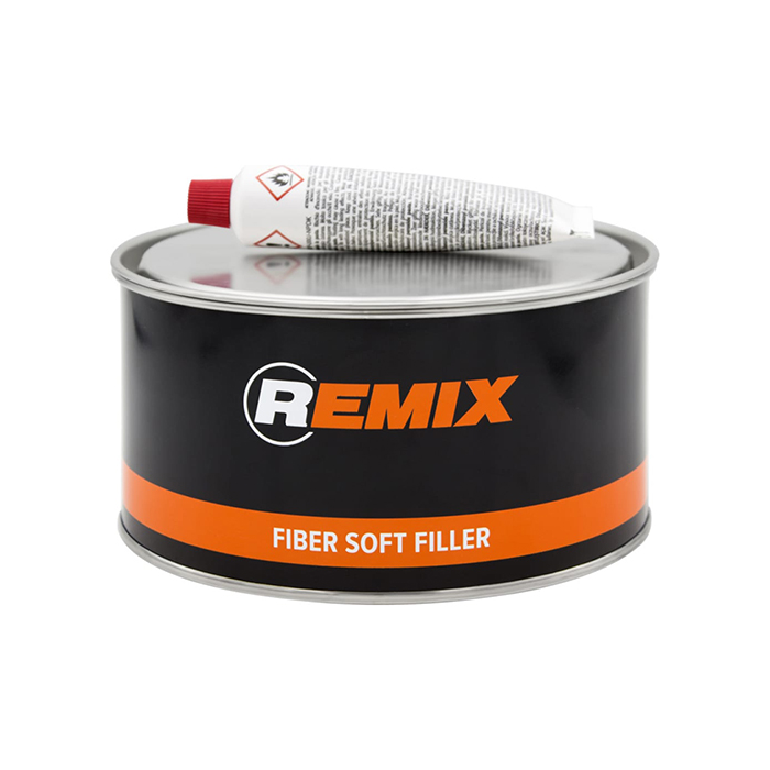 Remix Fiber Soft Filler Шпатлевка со стекловолокном, объем 1,8кг.