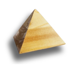 CLEAR SPACE GOLD четырехгранные пирамиды