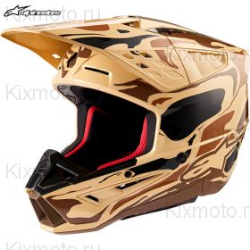 Шлем Alpinestars S-M5 Mineral, Коричневый