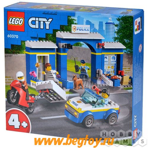 Конструктор LEGO CITY 60370 Побег из полицейского участка