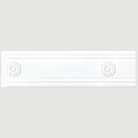 Багет Cosca Бордюр 80-5 Розетка Белый Мат W80(2)R/W27 / Коска