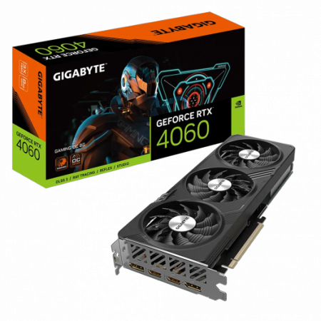 Видеокарта GeForce RTX 4060 8Gb Gigabyte GV-N4060GAMING OC-8GD