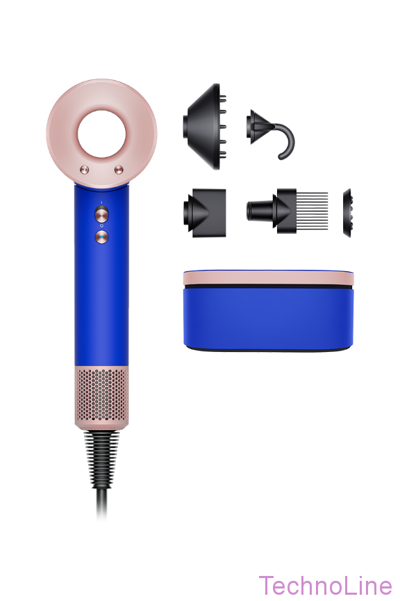 Фен Dyson Supersonic HD07 Gift Edition UK, Blue/Blush (Британская Вилка)