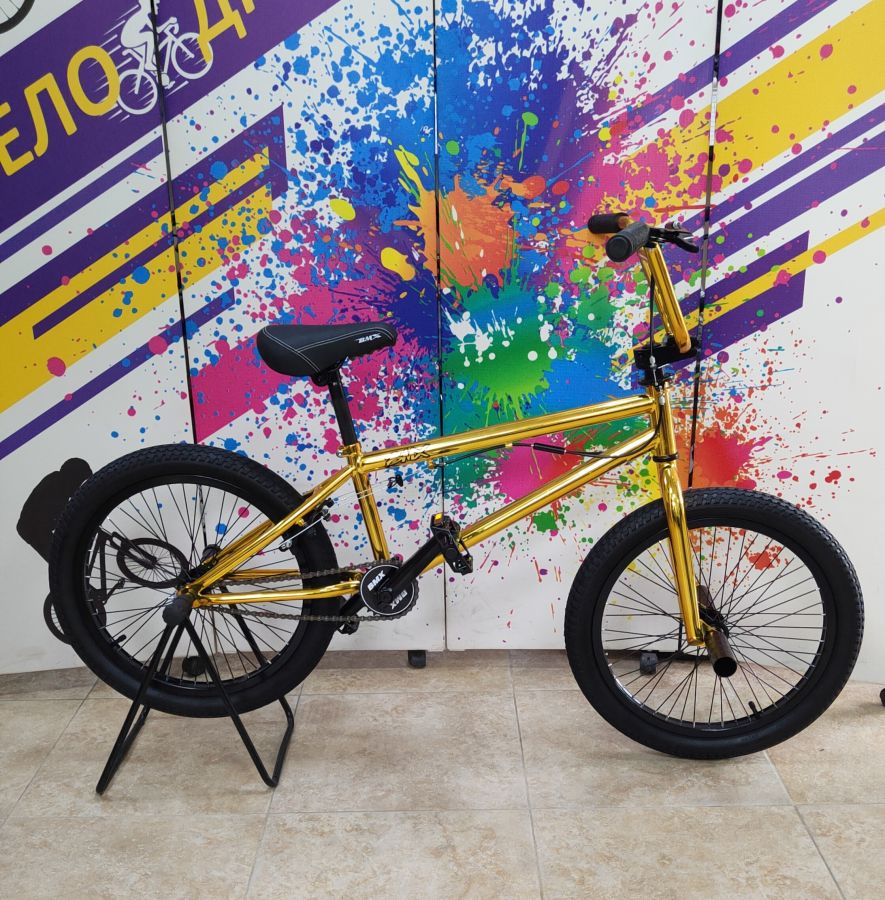 Велосипед BMX 20"  БМХ 2024 цвет золотой