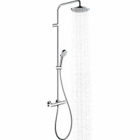 Душевая система Hansgrohe Vernis Blend Showerpipe 26276000 с термостатом хром схема 2