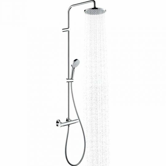 Душевая система Hansgrohe Vernis Blend Showerpipe 26276000 с термостатом хром ФОТО