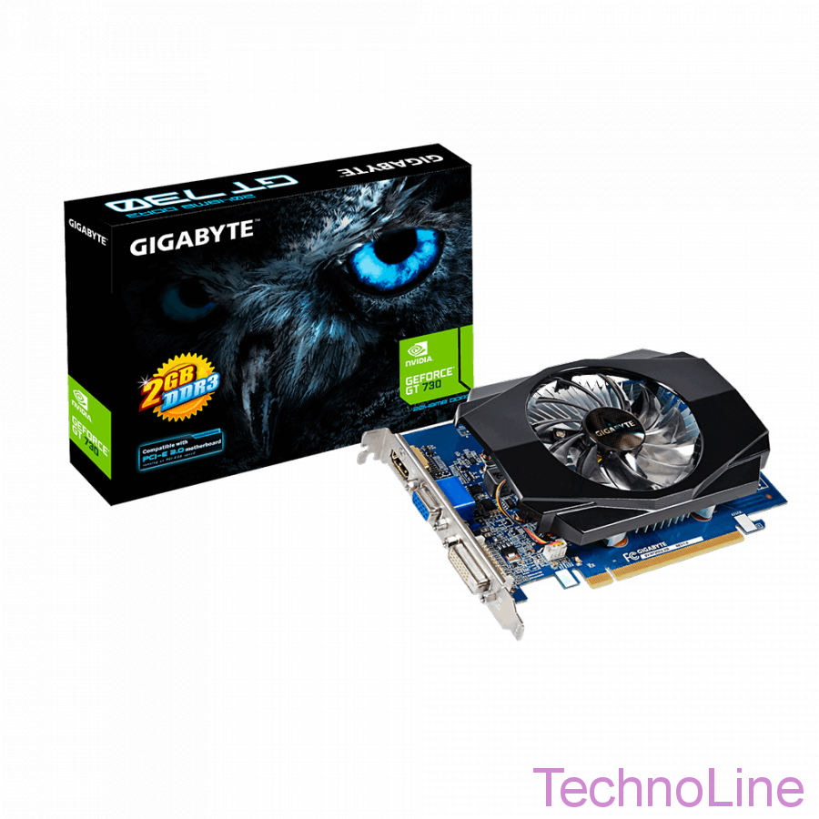 Видеокарта GeForce GT730 2Gb Gigabyte GV-N730D3-2Gi