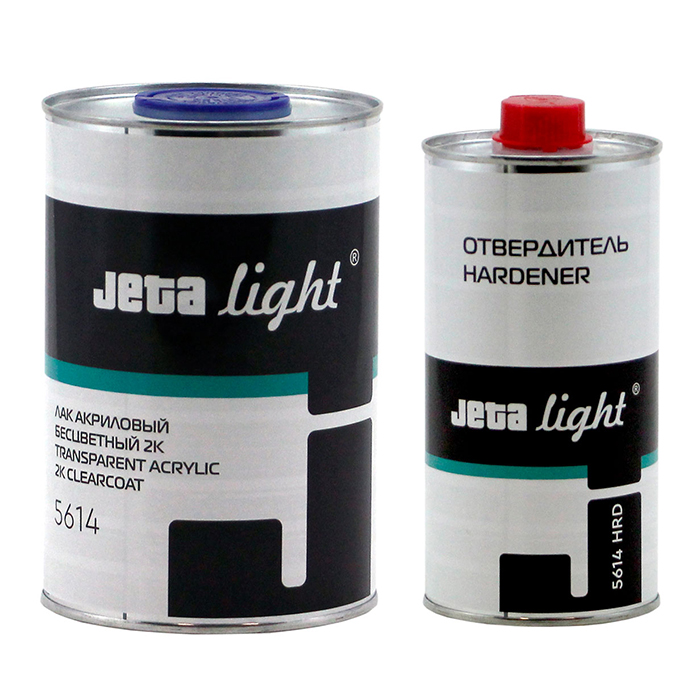 Jeta ACRYLIC CLEARCOAT 5614 Лак + отвердитель, 1л. + 500мл.