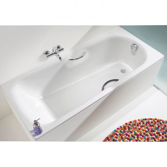 Стальная ванна Kaldewei Saniform Plus Star 336 170х75 133600013001 с покрытием Easy-clean с отверстиями под ручки схема 6