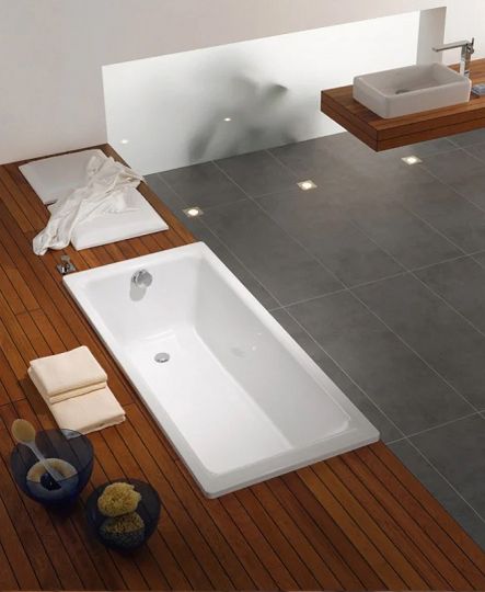Стальная ванна Kaldewei Puro 652 170x75 256200013001 с покрытием Easy-clean схема 3