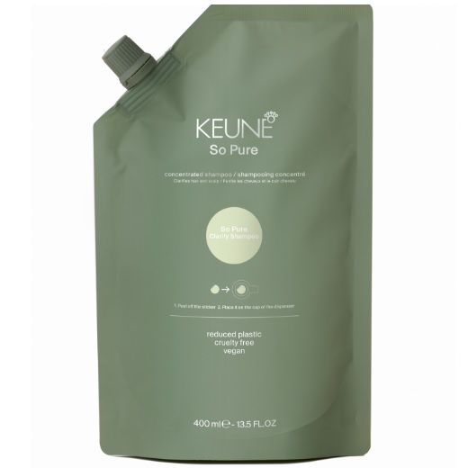 Keune So Pure Шампунь Очищающий | Clarify Shampoo Refill 400 мл