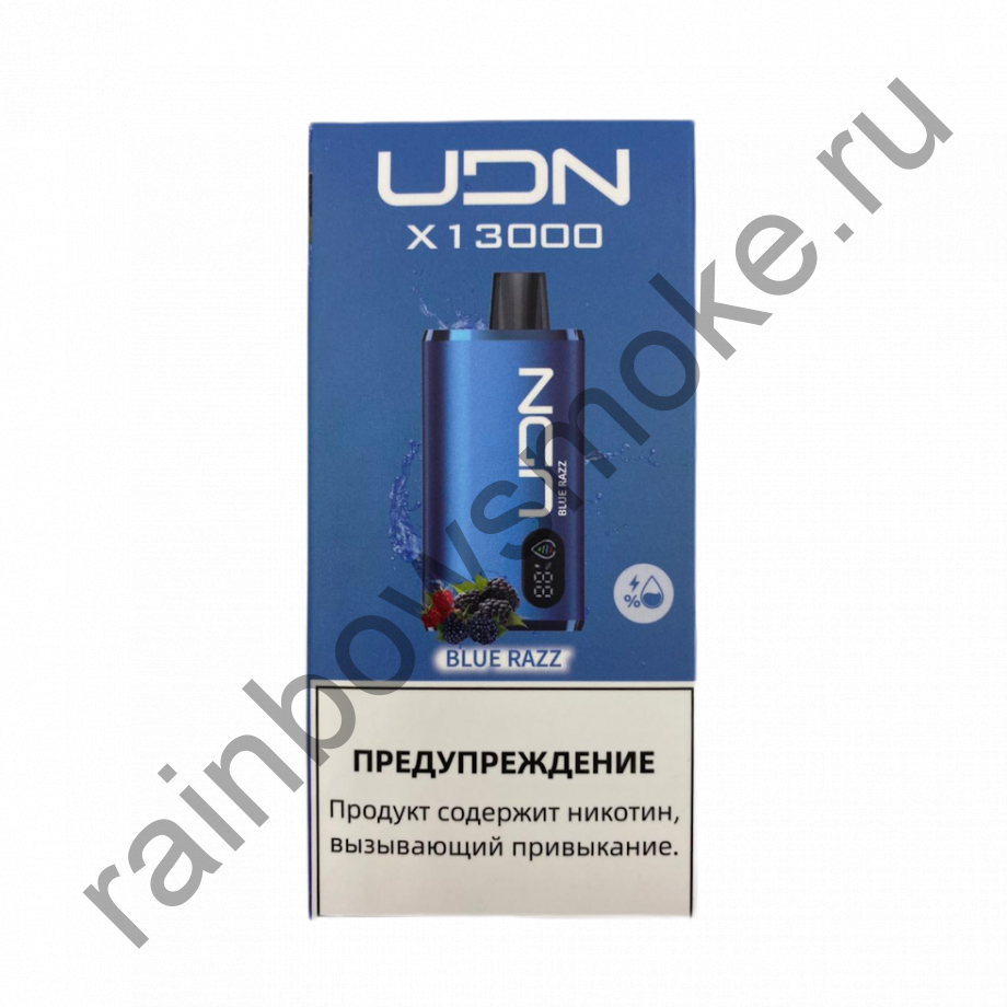 Электронная сигарета UDN X 13000 - Blue Razz (Голубика)