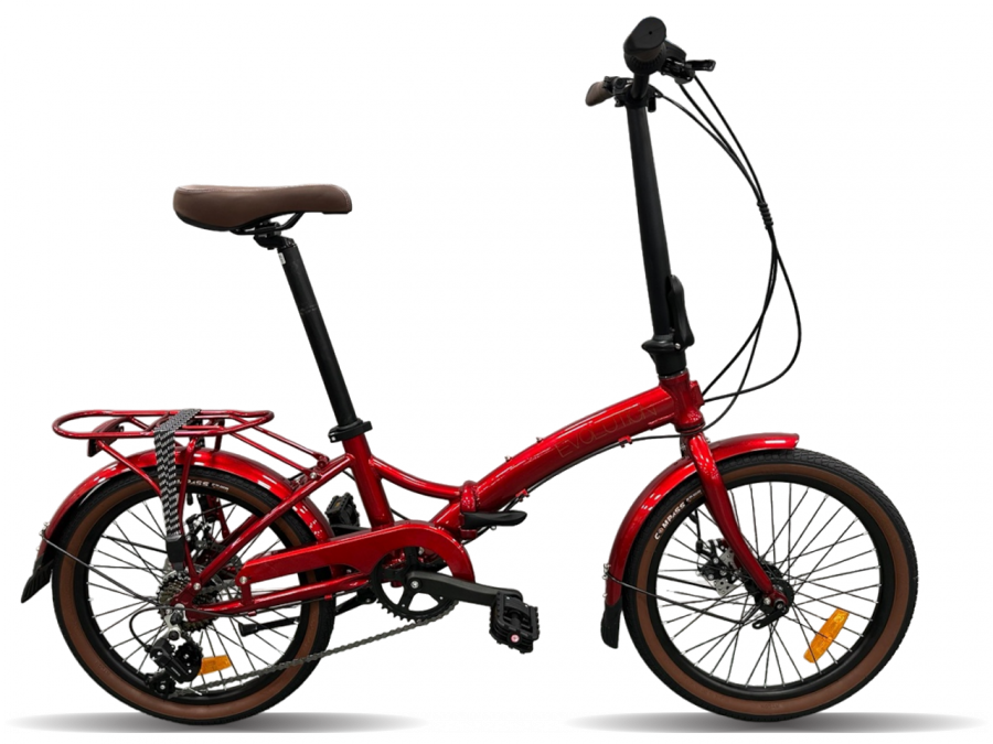 Складной велосипед EVOLUTION Town-7 20 (2024) (Красный)