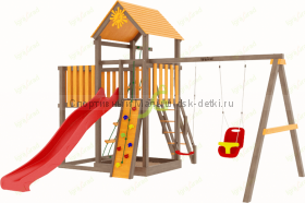 Детская площадка IgraGrad Панда Фани с балконом