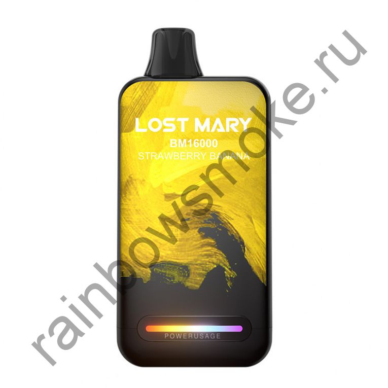 Одноразовая ЭС Lost Mary BМ 16000 - Strawberry Banana (Клубника Банан)