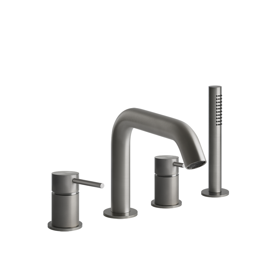 Смеситель для ванны и душа Gessi 316 54037299 черный матовый схема 4