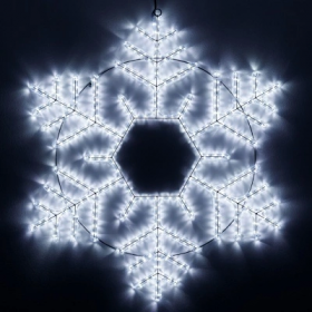 Фигура Arlight ARD-Snowflake-M10-1000x900-504LED White Металл+ПВХ 034258 / Арлайт