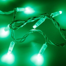 Гирлянда Светодиодная Arlight ARD-String-Classic-10000-White-100LED-Flash Green Белый, ПВХ 025816 / Арлайт