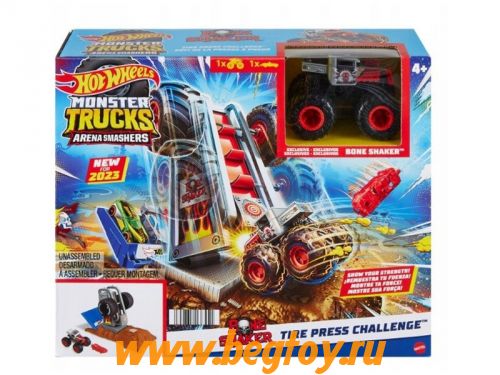 MATTEL HOT WHEELS MONSTER TRUKS HNB88 набор базовое испытание