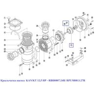 Крыльчатка насоса KAN/KT 12,5 HP - RBH0007.24R/ RPUM0013.27R.