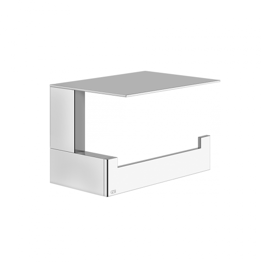 Держатель для туалетной бумаги с полочкой под телефон Gessi Rettangolo 20849 ФОТО