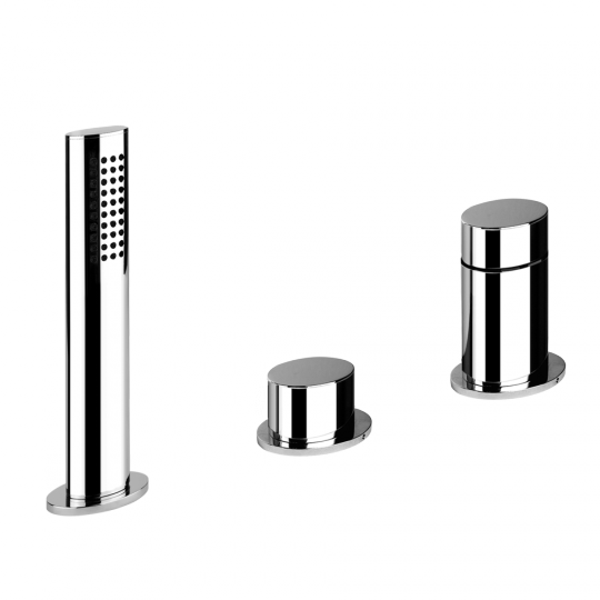 Смеситель для ванны и душа Gessi Ovale 23043 ФОТО