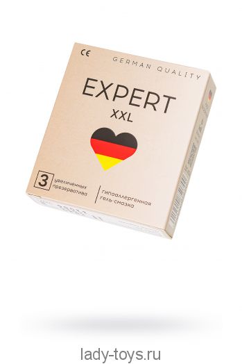 Презервативы EXPERT XXL Germany 3 шт. (увеличенного размера)