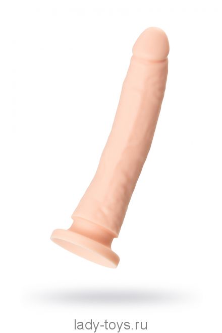 Фаллоимитатор RealStick Silicone Matt B, телесный, 21,5 см