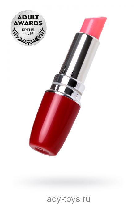 Вибромассажер A-Toys by TOYFA Lipstick, ABS пластик, красный, 9 см