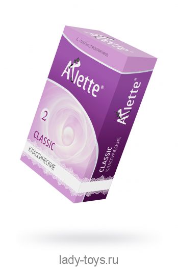 Презервативы Arlette, classic, латекс, классические, 19 см, 5,5 см, 6 шт.