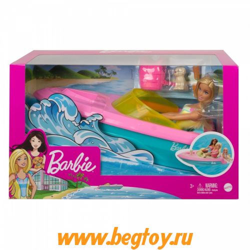 Набор игровой Barbie GRG30 Барби на лодке