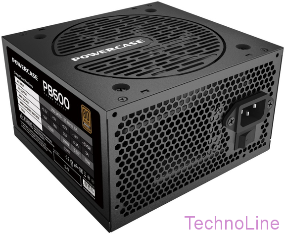 Блок питания 600W Powercase PB600 PS-600B-DC