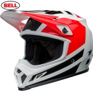 Шлем Bell MX-9 MIPS Alter Ego, Бело-красно-черный