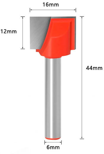 ​Фреза для выравнивания 6 х 16