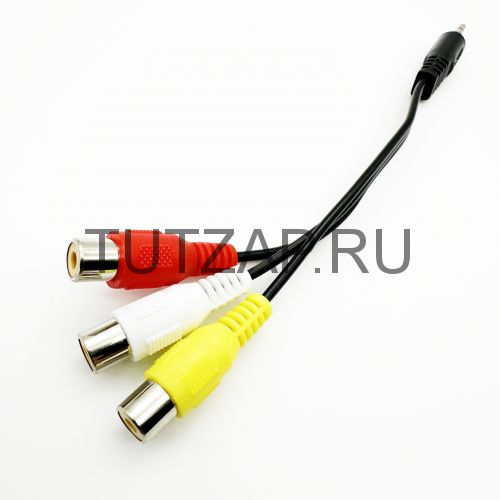 Аудио-видео кабель Jack 3.5 mm-3RCA для телевизора Yasin 32G11