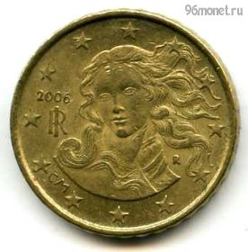 Италия 10 евроцентов 2006
