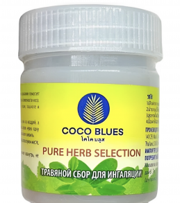 PURE HERB SELECTION, Coco Blues ТРАВЯНОЙ СБОР ДЛЯ ИНГАЛЯЦИИ в баночке - сухой набор трав