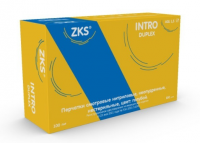 Перчатки ZKS™ нитриловые "Intro Duplex" голубые 100 пар (3гр)