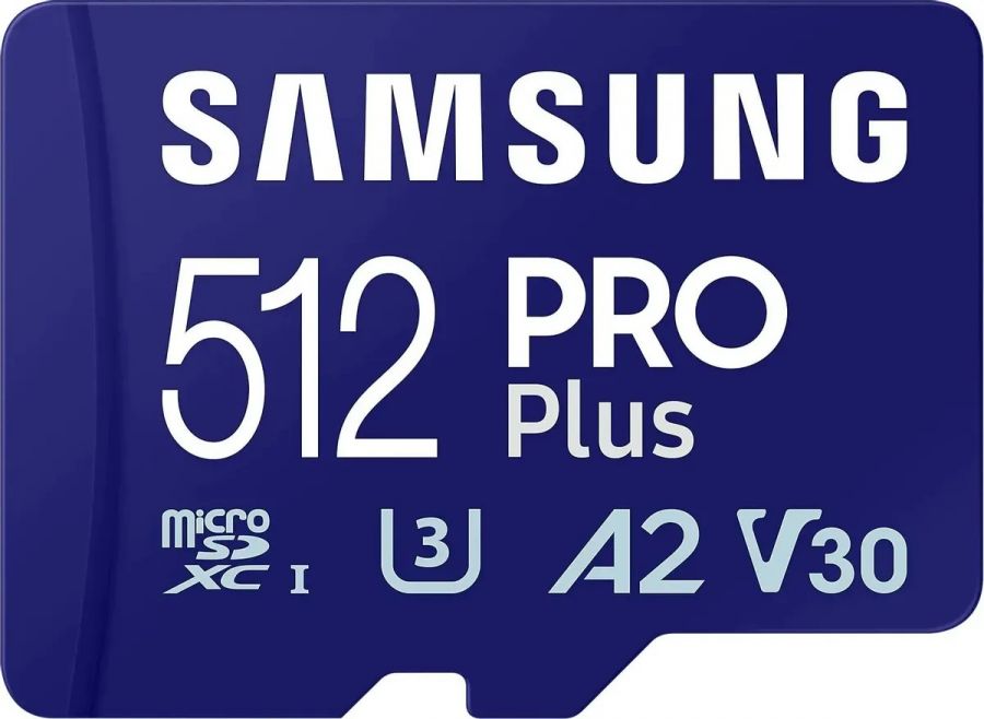 Карта памяти microSDXC UHS-I U3 Samsung Pro PLUS 512 ГБ