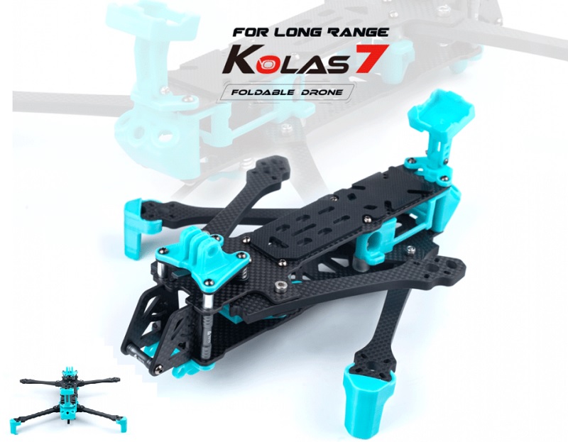 Axisflying KOLAS7" - 7-дюймовый складной FPV / аналоговый 4,9-5G / дрон для дальнего действия / с GPS