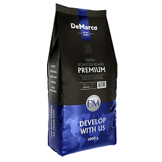 Кофе в зернах DeMarco Fresh Roast "Premium" 1000 г