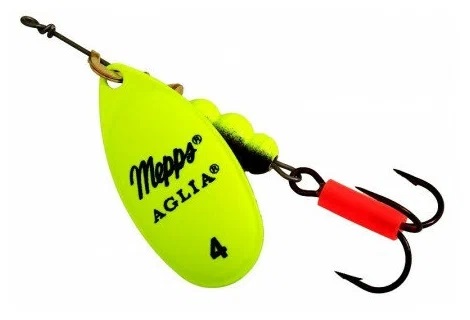 Блесна вращ. MEPPS "Aglia Fluo" №4 Chartreuse