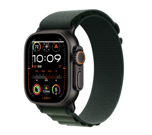 Apple Watch Ultra 2 (2024) 49mm Black Titanium, ремешок Alpine Loop