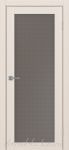 Межкомнатная дверь ТУРИН 501.2 ЭКО-шпон Ясень перламутровый. стекло - Пунта бронза